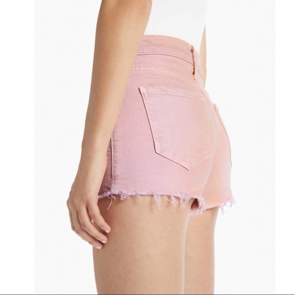 NEW Mother Superior The Tomcat Kick Fray Pink Shorts NWT - Picture 2 of 14